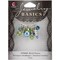 CousinDIY Jewelry Basics Metal Charms-Aqua Glass & Metal Bead Cluster 11/Pkg